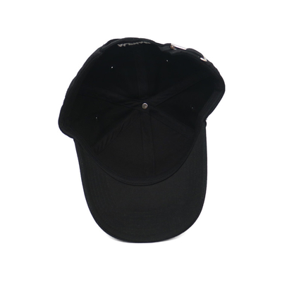 Capuz de basebol de algodão com coroa e costuras reforçadas