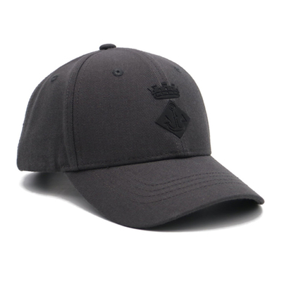 Customize Cotton 6 Panel Baseball Cap Com Forma Estruturada Com Logotipo de Bordado