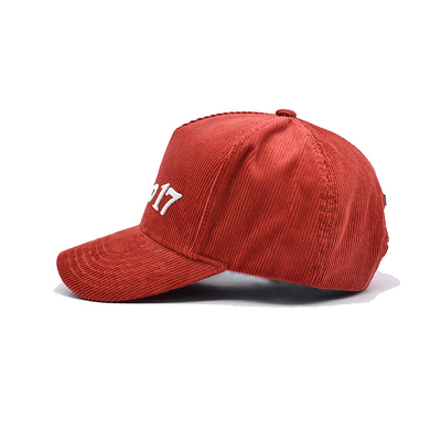 Capuz de basebol de 5 painéis com costuras reforçadas e visor curvo