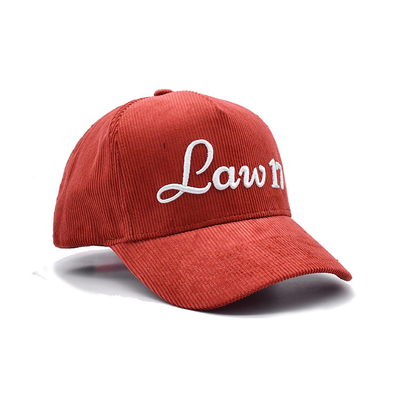 Capuz de basebol de 5 painéis com costuras reforçadas e visor curvo