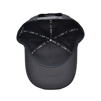 Perfil 5 Chapéu de basebol de painel com visor curvo e correia ajustável