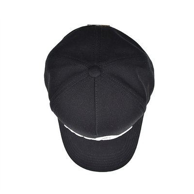 Perfil 5 Chapéu de basebol de painel com visor curvo e correia ajustável