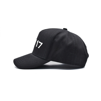 Customize Cotton Five Panel Baseball Cap com visor curvo correia ajustável e forma estruturada