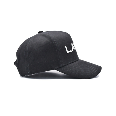 Customize Cotton Five Panel Baseball Cap com visor curvo correia ajustável e forma estruturada