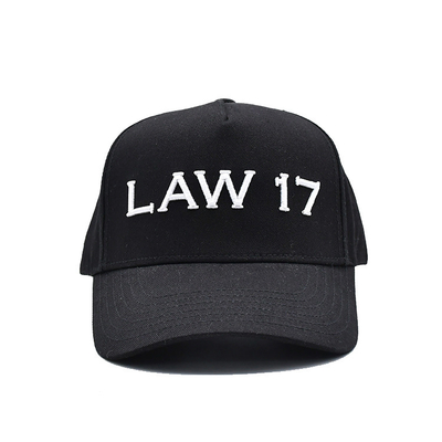Customize Cotton Five Panel Baseball Cap com visor curvo correia ajustável e forma estruturada