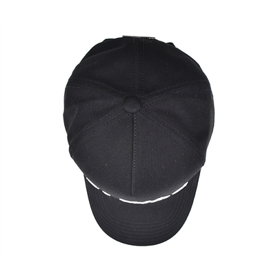 Customize Cotton Five Panel Baseball Cap com visor curvo correia ajustável e forma estruturada
