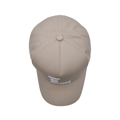 Capuz de basebol de algodão personalizável com painel frontal construído e costuras reforçadas
