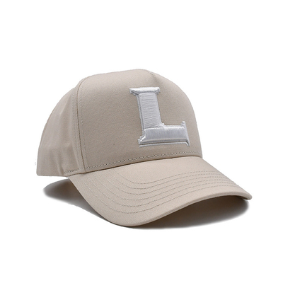 Capuz de basebol de algodão personalizável com painel frontal construído e costuras reforçadas