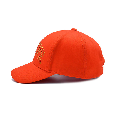 Capuz de basebol de algodão personalizado com logotipo bordado visor curvo fechamento ajustável
