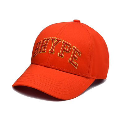 Capuz de basebol de algodão personalizado com logotipo bordado visor curvo fechamento ajustável