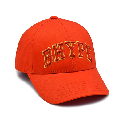 Capuz de basebol de algodão personalizado com logotipo bordado visor curvo fechamento ajustável