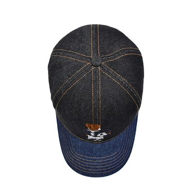 Perfil Construído Brincado Brinco de Baseball Custom Color Denim Suede Band