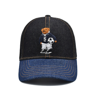 Perfil Construído Brincado Brinco de Baseball Custom Color Denim Suede Band
