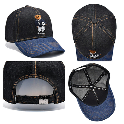 Perfil Construído Brincado Brinco de Baseball Custom Color Denim Suede Band