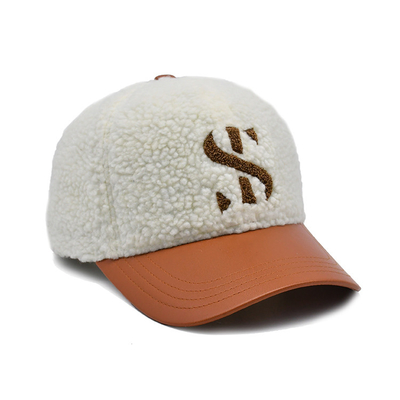 Chapéu de Baseball de Algodão Estilizado Com Cor Correspondente de Costura / Perfil de Coroa de Velo Polar