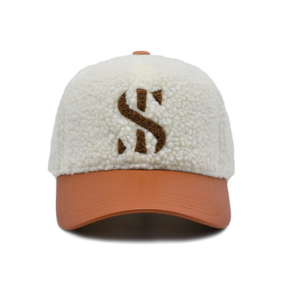 Chapéu de Baseball de Algodão Estilizado Com Cor Correspondente de Costura / Perfil de Coroa de Velo Polar