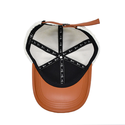 Chapéu de Baseball de Algodão Estilizado Com Cor Correspondente de Costura / Perfil de Coroa de Velo Polar