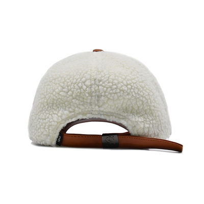 Chapéu de Baseball de Algodão Estilizado Com Cor Correspondente de Costura / Perfil de Coroa de Velo Polar