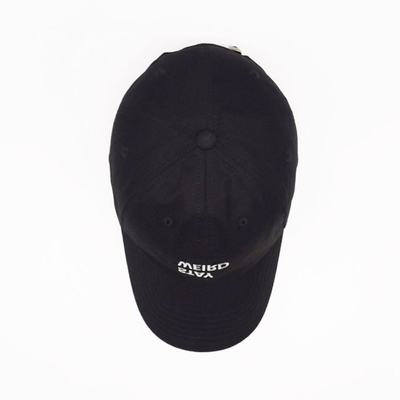 Chapéu de basebol de perfil não estruturado personalizado com suede de algodão e tecido de costura combinada