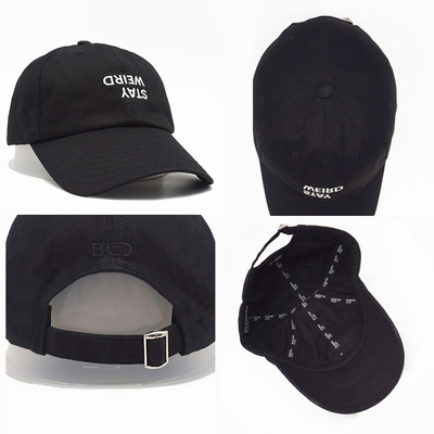 Chapéu de basebol de perfil não estruturado personalizado com suede de algodão e tecido de costura combinada