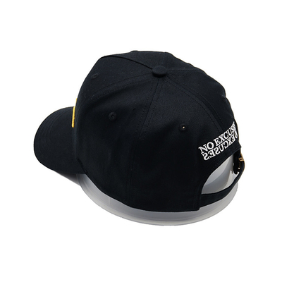 Chapéu de basebol personalizado com faixa de algodão e fecho ajustável