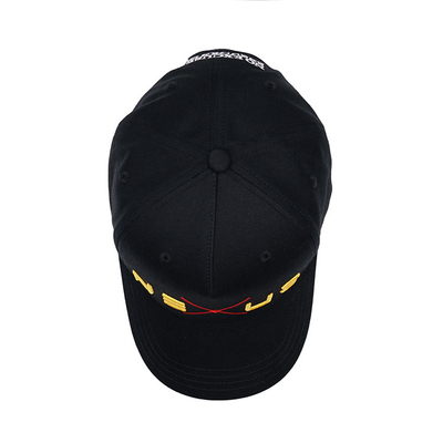 Chapéu de basebol personalizado com faixa de algodão e fecho ajustável