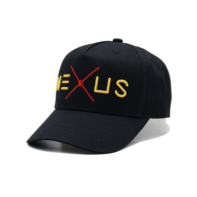 Chapéu de basebol personalizado com faixa de algodão e fecho ajustável