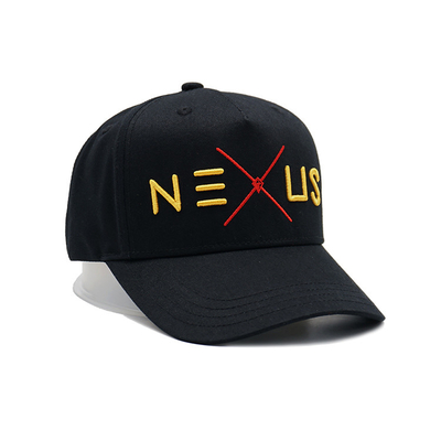 Chapéu de basebol personalizado com faixa de algodão e fecho ajustável