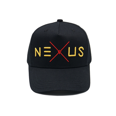 Chapéu de basebol personalizado com faixa de algodão e fecho ajustável