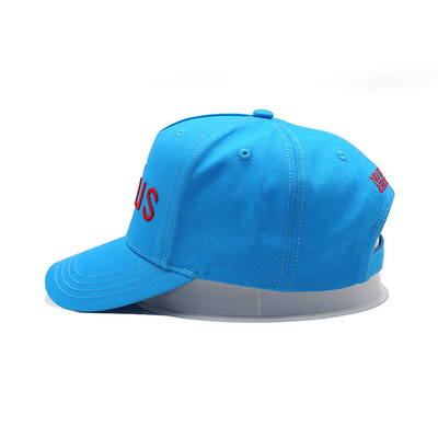 Suíte de algodão personalizável de cinco painéis, boné de beisebol com correia ajustável e costuras reforçadas