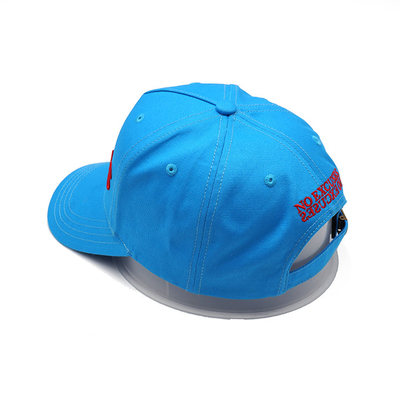 Suíte de algodão personalizável de cinco painéis, boné de beisebol com correia ajustável e costuras reforçadas