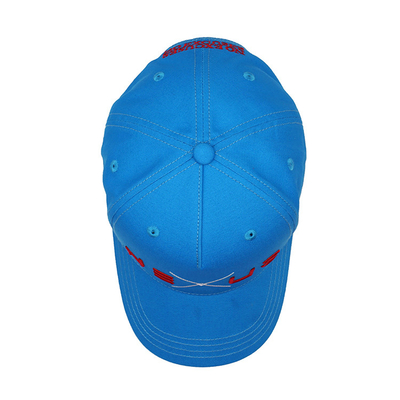 Suíte de algodão personalizável de cinco painéis, boné de beisebol com correia ajustável e costuras reforçadas
