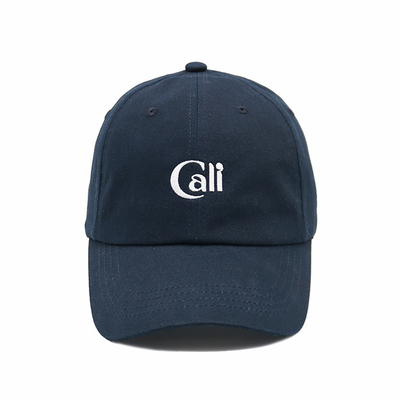 Capuz de basebol com logotipo reforçado bordado com costuras de cores personalizadas