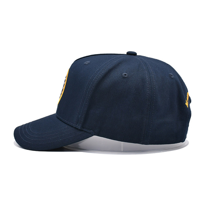 Capuz de beisebol de 5 painéis com costura combinada, com costuras reforçadas, suede suave.