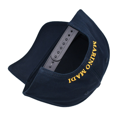 Capuz de beisebol de 5 painéis com costura combinada, com costuras reforçadas, suede suave.
