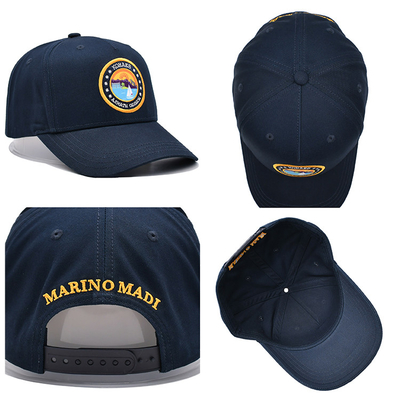 Capuz de beisebol de 5 painéis com costura combinada, com costuras reforçadas, suede suave.
