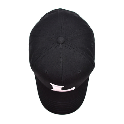Chapéu de basebol bordado personalizado com costuras reforçadas coroa de perfil e correia ajustável