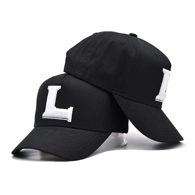 Chapéu de basebol bordado personalizado com costuras reforçadas coroa de perfil e correia ajustável