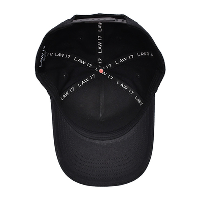 Chapéu de basebol bordado personalizado com costuras reforçadas coroa de perfil e correia ajustável