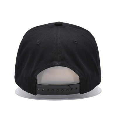 Chapéu de basebol bordado personalizado com costuras reforçadas coroa de perfil e correia ajustável