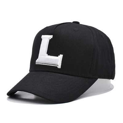 Chapéu de basebol bordado personalizado com costuras reforçadas coroa de perfil e correia ajustável