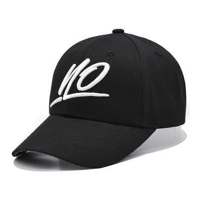 Personalizar painel frontal 6 painel construído Baseball Cap com logotipo bordado