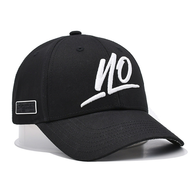 Personalizar painel frontal 6 painel construído Baseball Cap com logotipo bordado