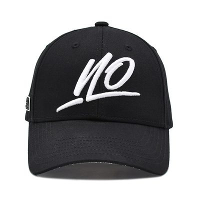 Personalizar painel frontal 6 painel construído Baseball Cap com logotipo bordado