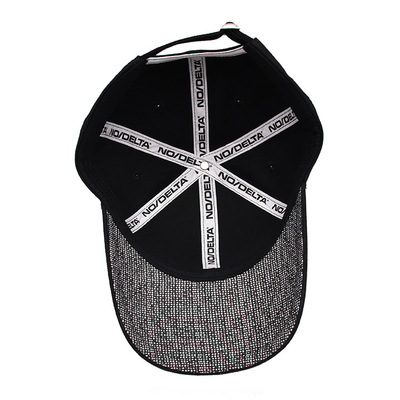Personalizar painel frontal 6 painel construído Baseball Cap com logotipo bordado