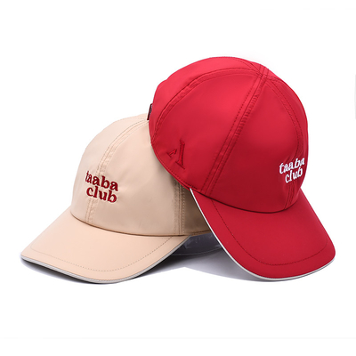 Capuz de basebol bordado com visor curvo para uso diário