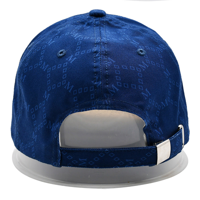 Chapéus de Jacquard personalizados com visor curvo e correia ajustável com pálpebras bordadas com cor de tecido correspondente