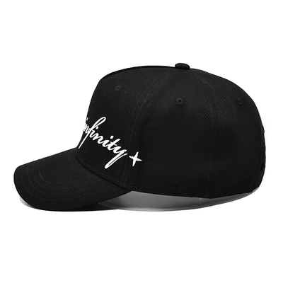 100% de algodão estruturado coroa visor curvo bonés de beisebol para qualquer idade