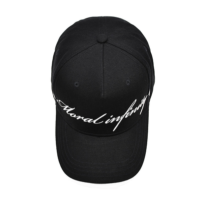 100% de algodão estruturado coroa visor curvo bonés de beisebol para qualquer idade