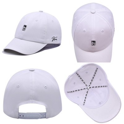 Capuz de basebol de seis painéis para bordados personalizados